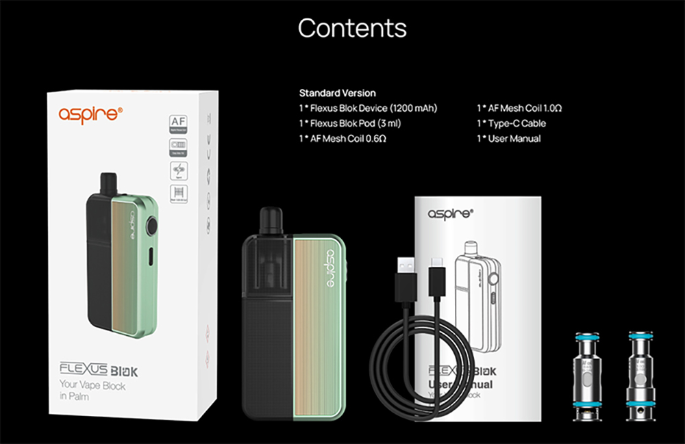 Aspire Flexus Blok Kit